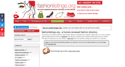 Desktop Screenshot of fashionlistings.org